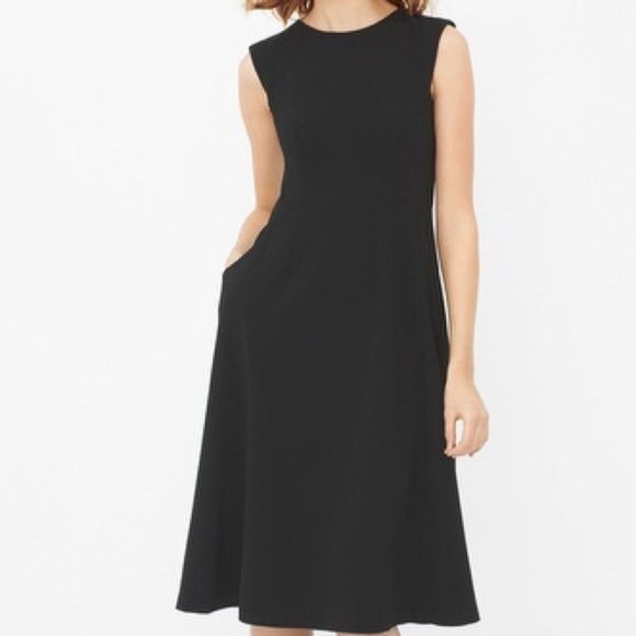 WHBM Bateau Fit and Flare Dress - Picture 1 of 5